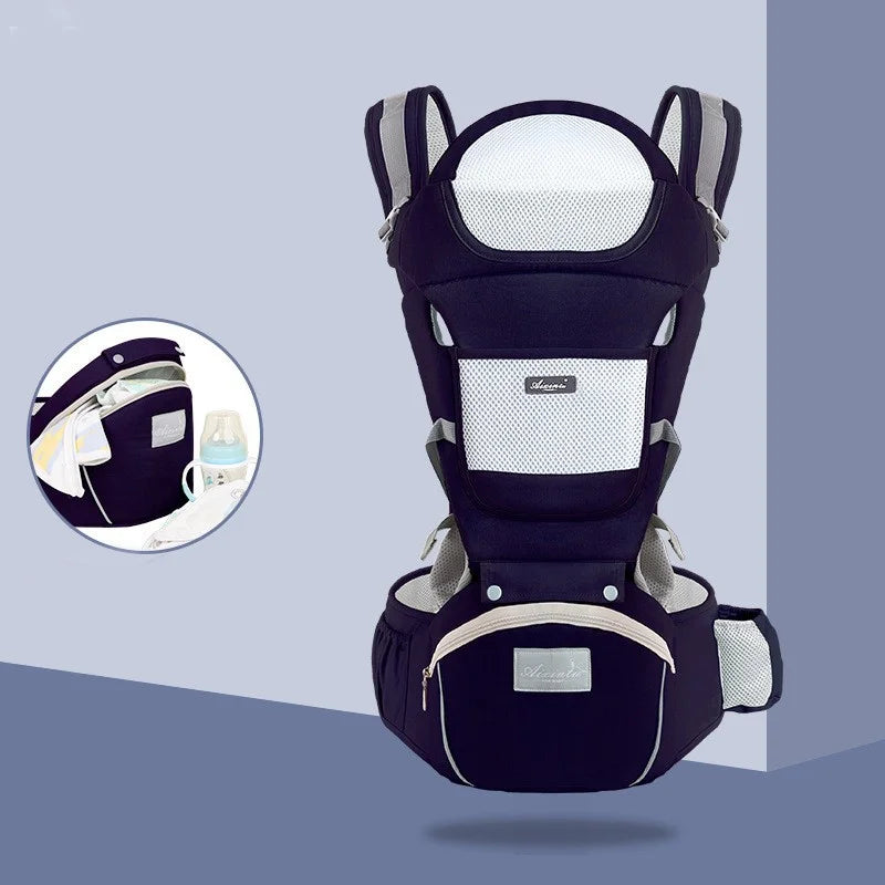 Baby Carrier with Hip Seat 6 in 1 Baby Wrap