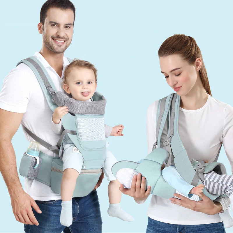 Baby Carrier with Hip Seat 6 in 1 Baby Wrap
