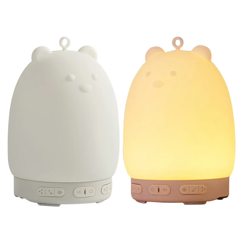 2026 Baby Sleep Soother Lullabies White Noise Machine Bedroom Light Nursery Essential Portable Speaker