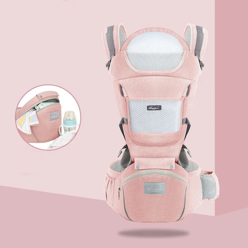 Baby Carrier with Hip Seat 6 in 1 Baby Wrap
